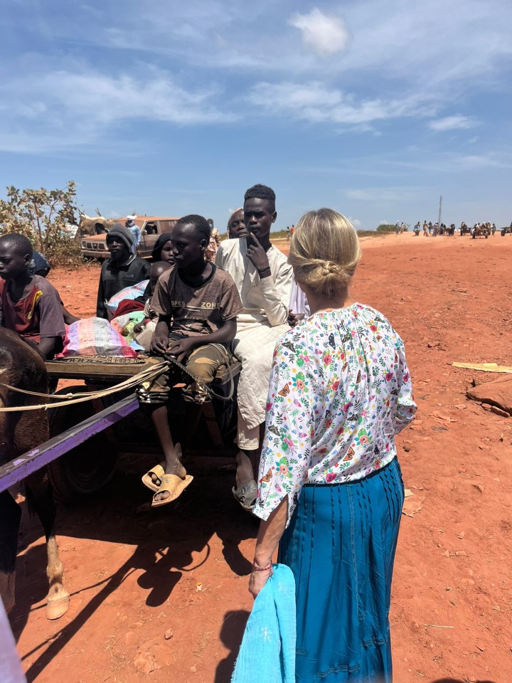 The Duchess of Edinburgh made a historic trip to meet war victims at a refugee camp on the border of Sudan