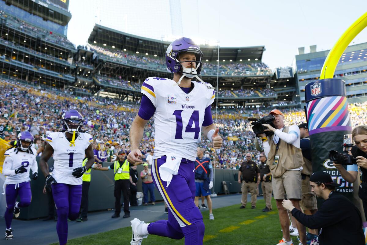 Minnesota Vikings quarterback Sam Darnold is a San Clemente grad.