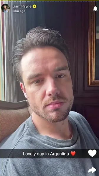 Liam was in Argentina for Niall Horan's tour