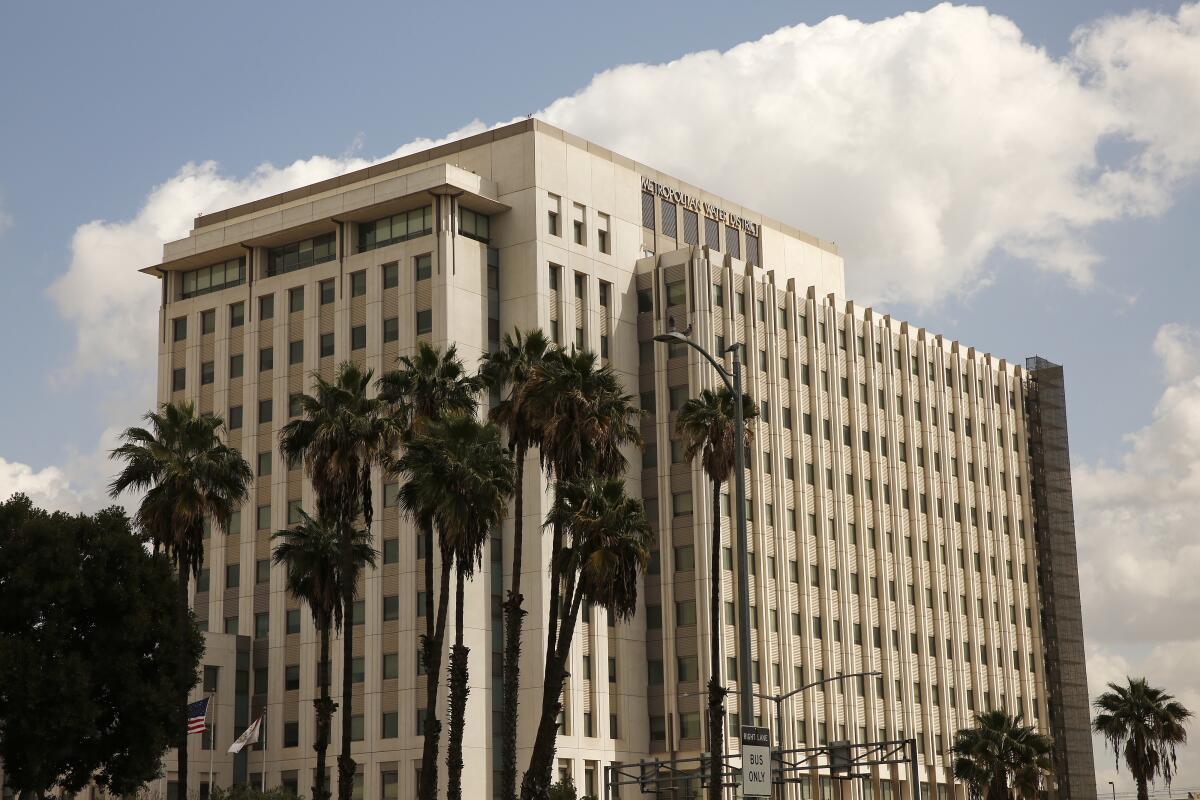 Metropolitan Water District headquarters in downtown Los Angeles.