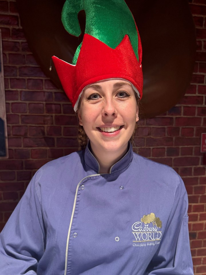 Carmen Martin-Smith joined Cadbury World as a festive chocolate-making temp and now works as a permanent chocolate creator