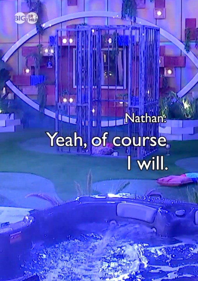 Nathan enthusiastically agreed to the date