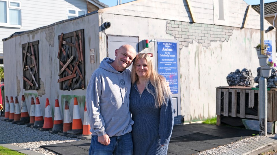 Rob Amey and his wife Laura run the local Halloween attraction off their own backs for charity