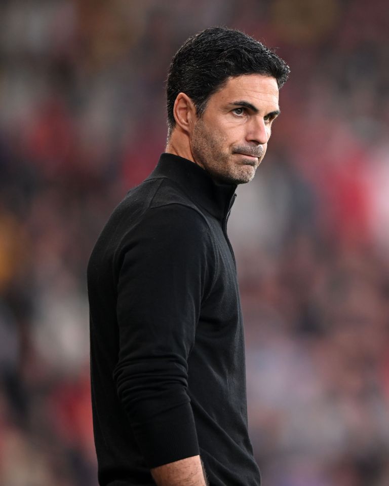 Gunners' boss Mikel Arteta saw his side's title hopes take a huge dent