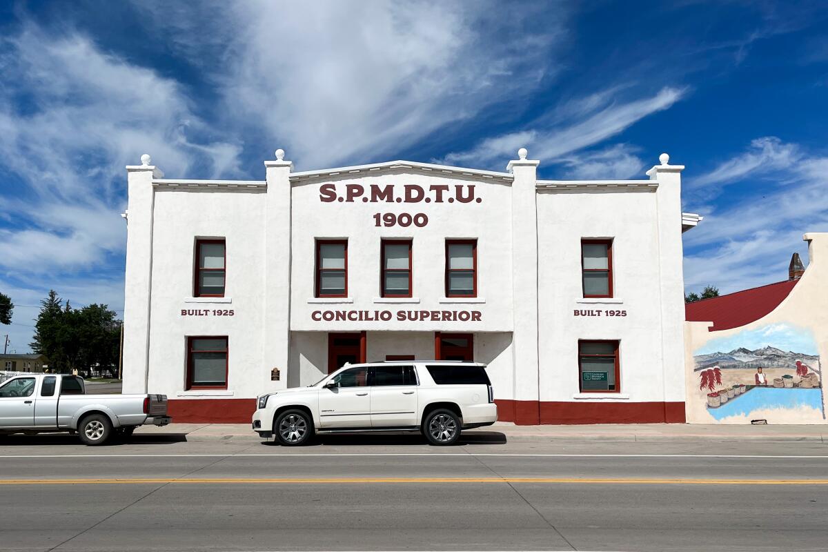 The headquarters for the Sociedad Proteccion Mutua de Trabajadores Unidos in Antonito, Colo.