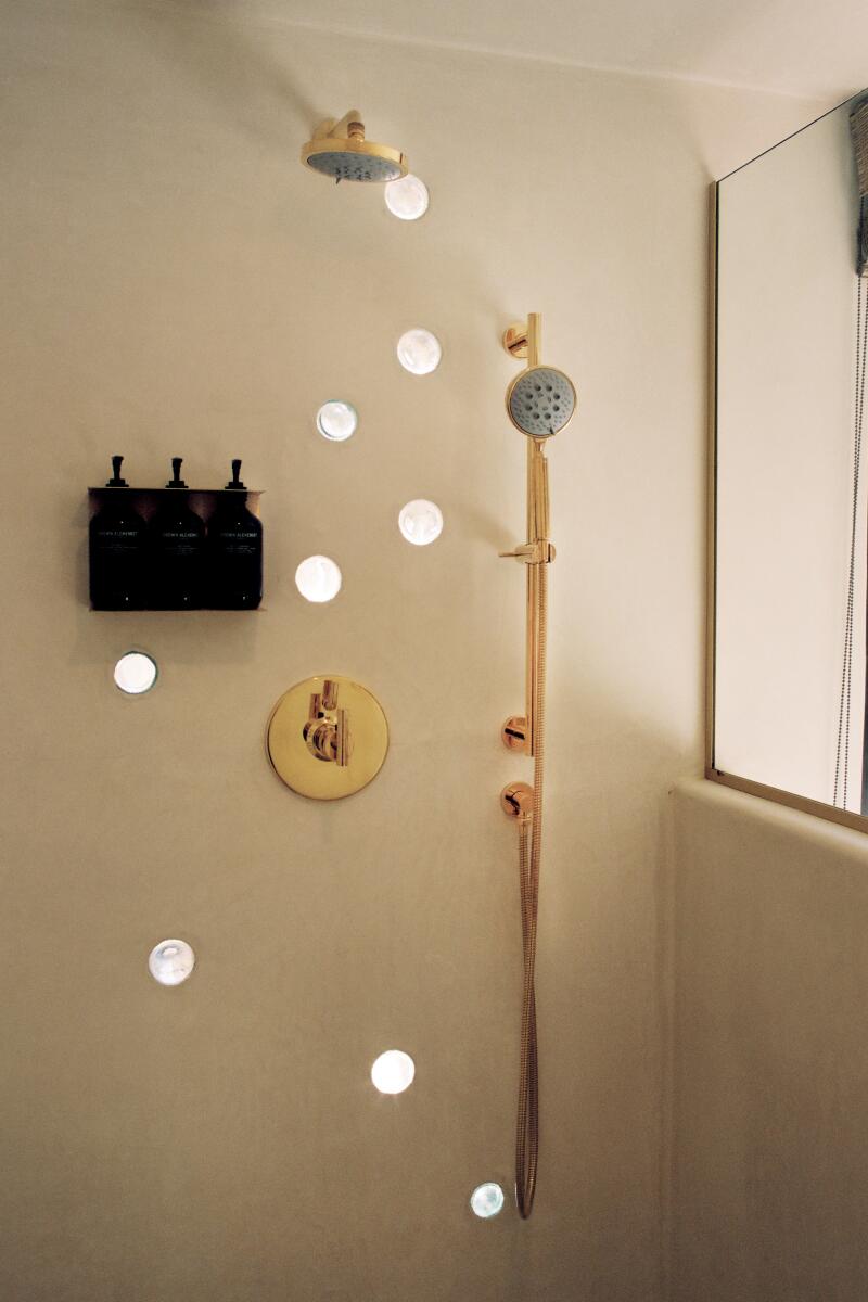 Bathroom scene at the Jacumba Hot Springs Hotel.