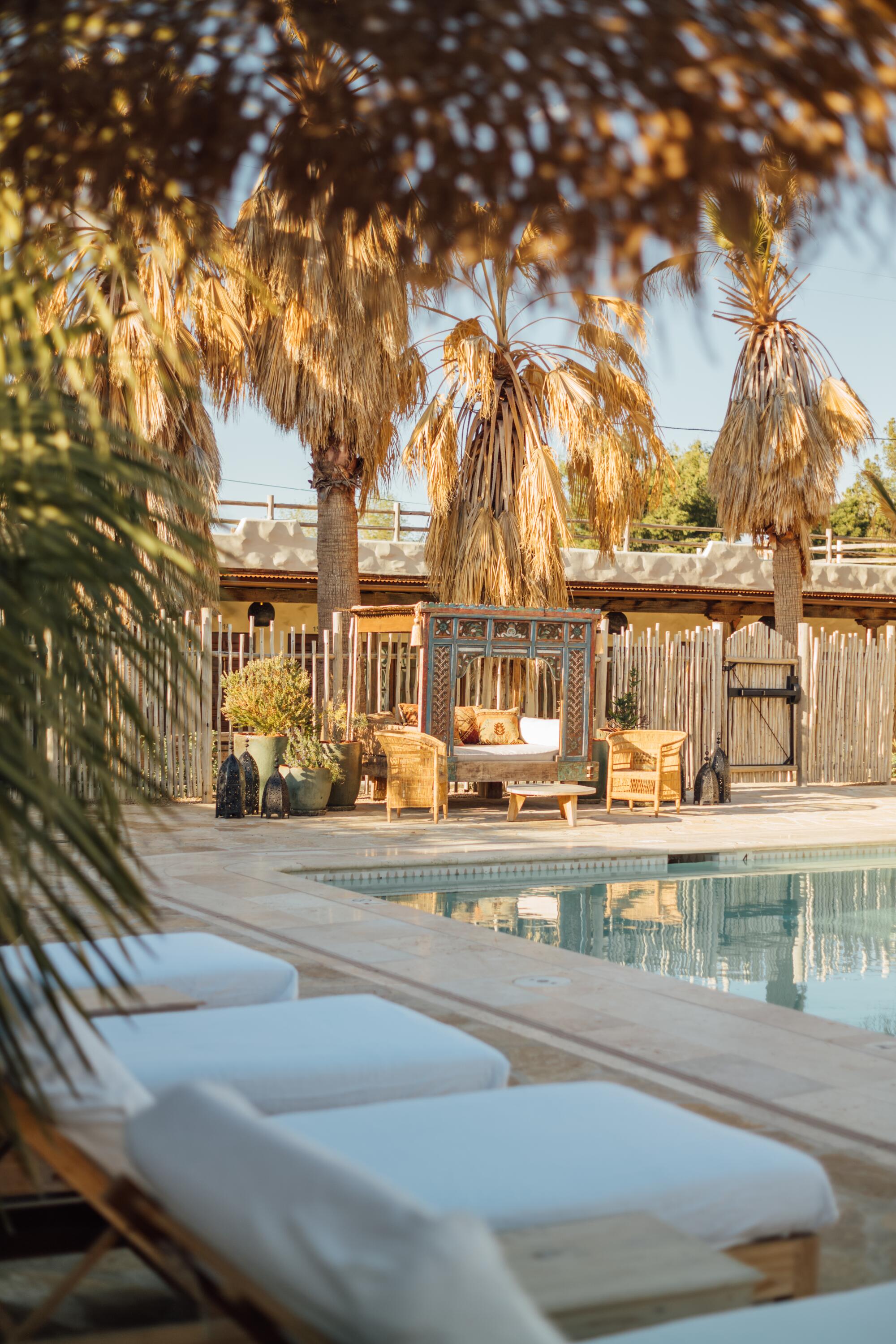 The Solstice Pool at the Jacumba Hot Springs Hotel.