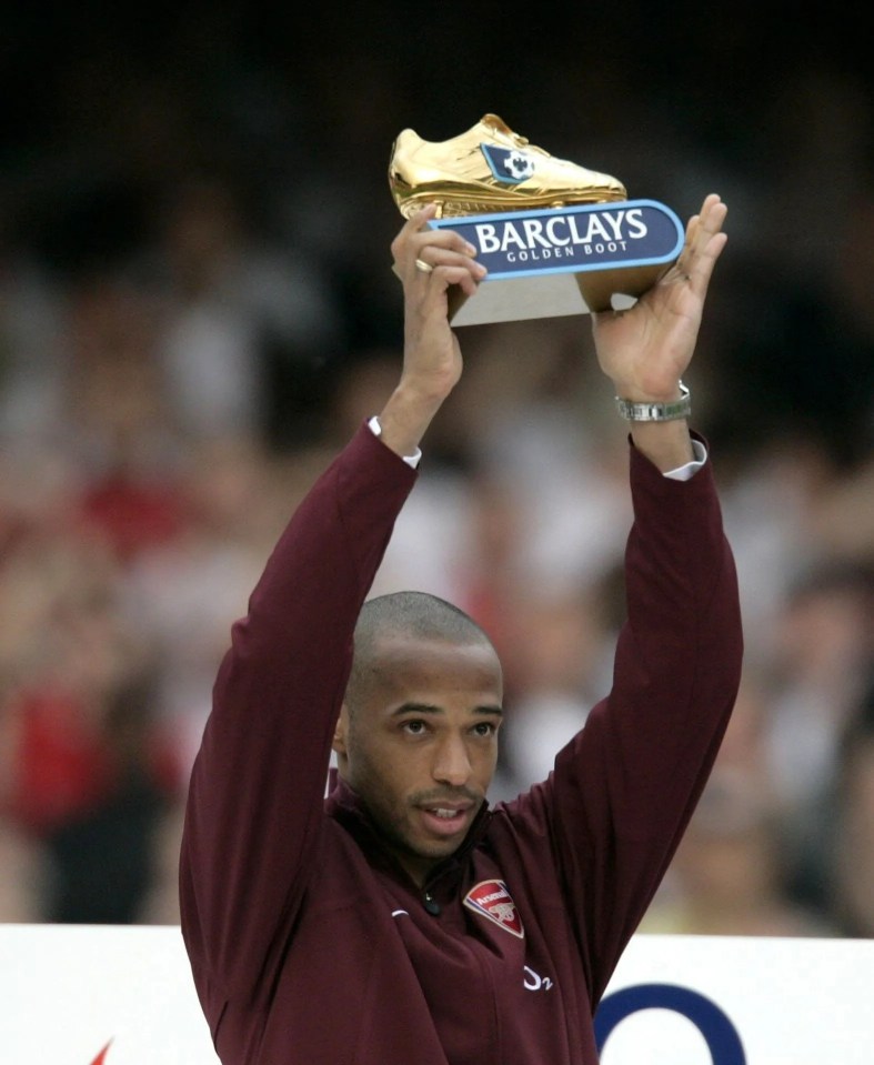 Thierry Henry is the last player to win the Golden Boot three times in a row