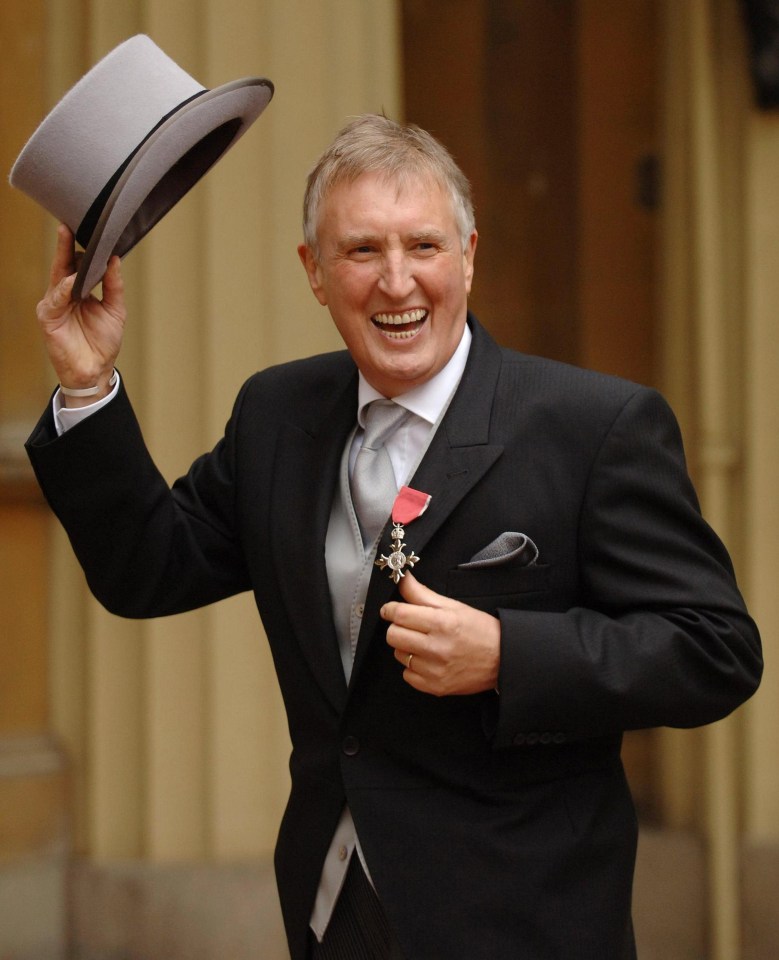 The DJ was awarded an MBE for services to broadcasting