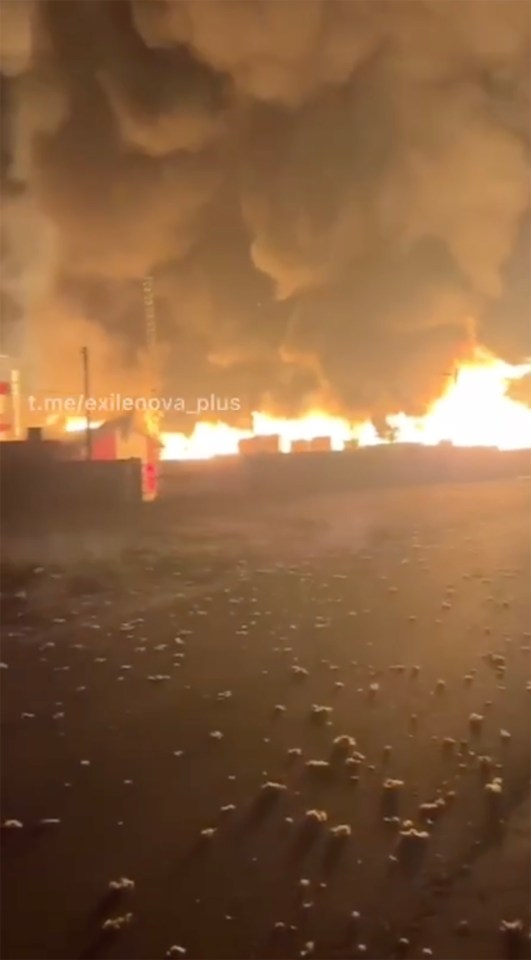 The ethanol plant burst into a ball of flames