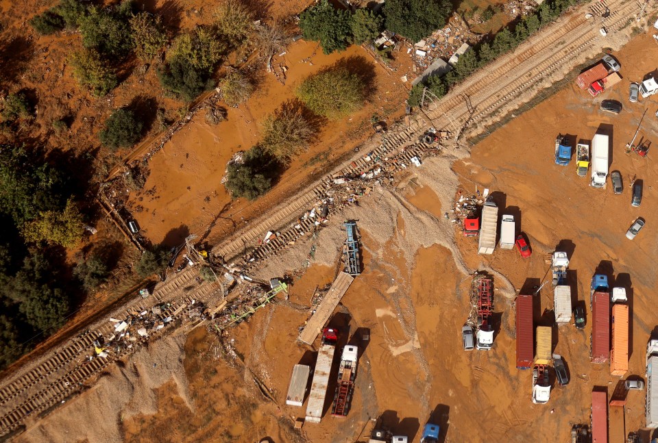 Abandoned cars and trucks have been left across the country amid the chaos