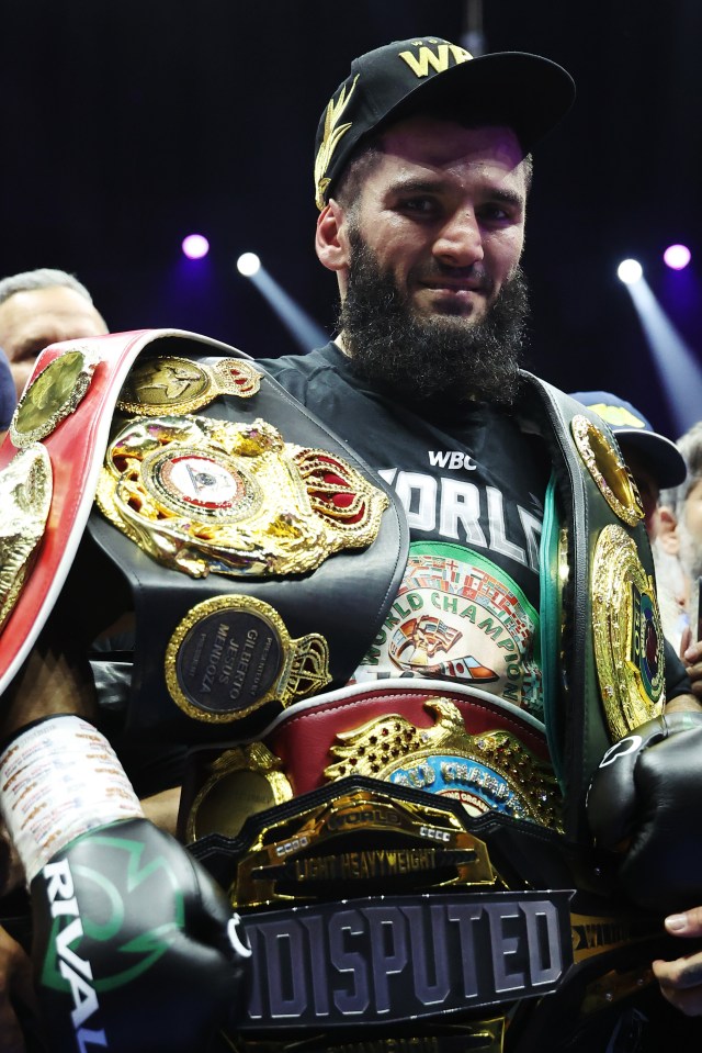 Artur Beterbiev was crowned the undisputed light heavyweight champion