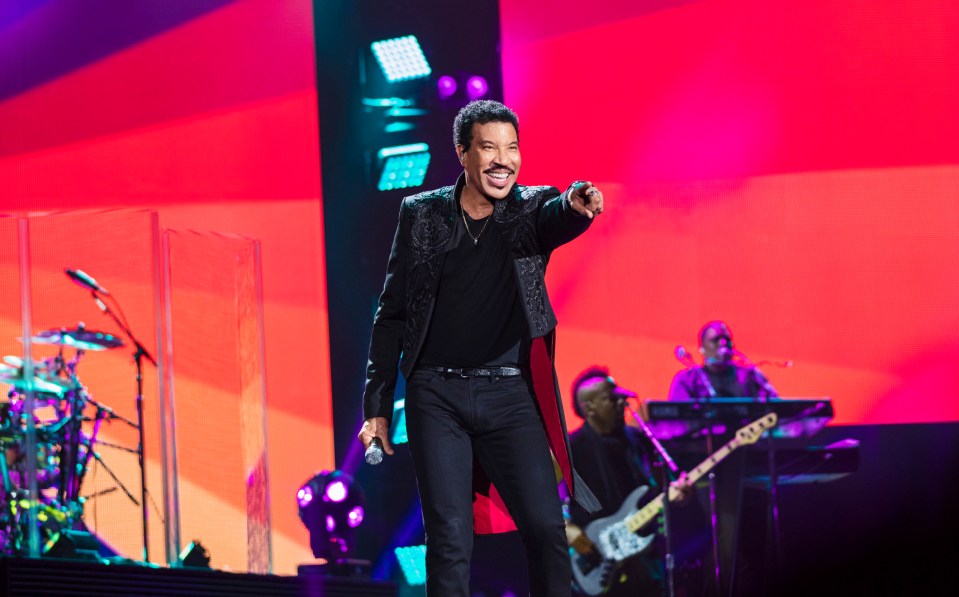 Lionel Richie on tour, which he just can’t get enough of