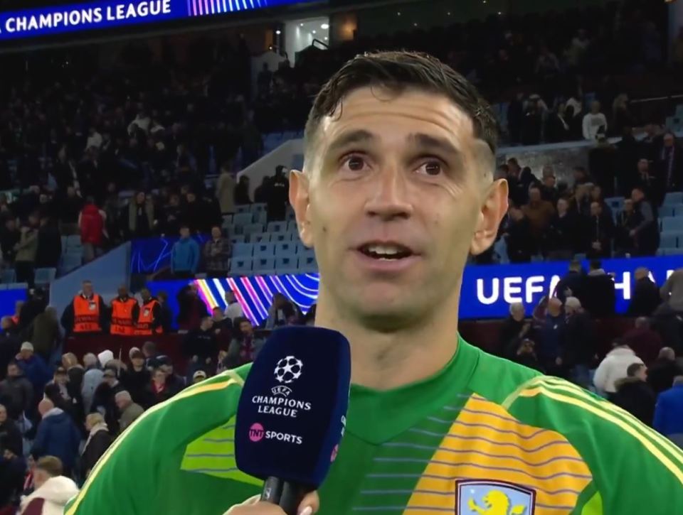 Emi Martinez spoke after his side's brilliant triumph