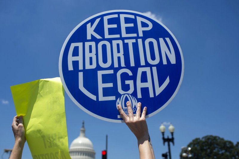 Abortion-rights activists and the Planned Parenthood Action Fund hold a demonstration in Washington, D.C., over the overturning of Roe vs. Wade abortion rights (2022). The Georgia Supreme Court on Monday rejected a lower court's ruling that says the state's near-total abortion ban was unconstitutional. That ban has been in effect since after the conservative-leaning U.S. Supreme Court revoked federal protections for abortion by overturning the landmark 1973 Roe vs. Wade ruling. File Photo by Bonnie Cash/UPI