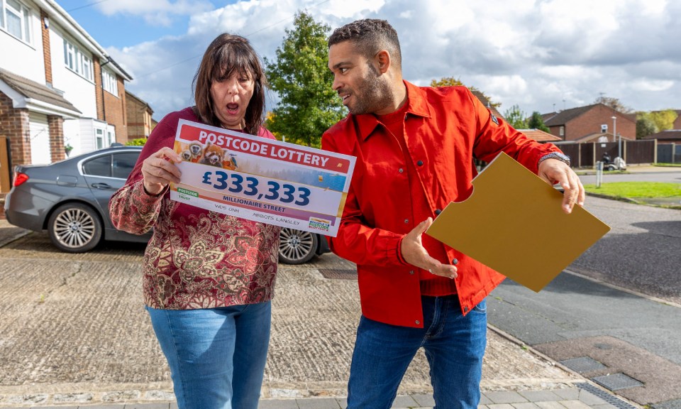 Angela Plant's shock as lottery presenter Danyl Johnson reveals win