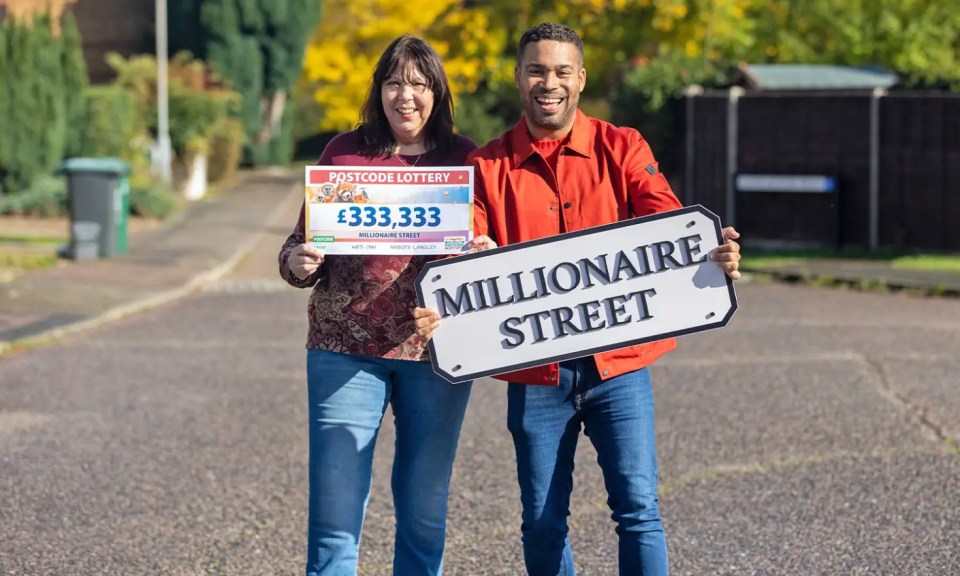 She shared the £1million prize with another neighbour