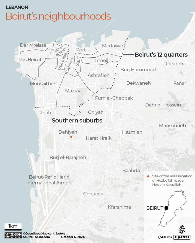 INTERACTIVE - Lebanon Beirut Dahiyeh neighbourhoods-1728199410