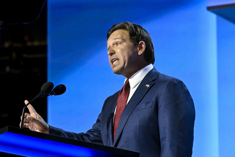 A federal judge on Thursday blocked the administration of Florida Gov. Ron DeSantis from threatening local television stations airing an ad urging to voters to vote "yes" on Amendment 4, which would constitutionally guarantee abortion rights in the state. File Photo by Matt Marton/UPI