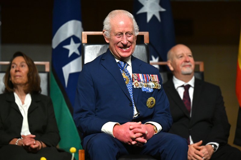 Britain's King Charles III Thursday acknowledged a painful past of Britain and the royal family's profiting from human slavery, but did support financial reparations payments at a Samoan summit of Commonwealth leaders. Twelve British monarchs profited from the slave trade over a span of 270 years, according to historians. Photo by Lukas Coch/ EPA-EFE