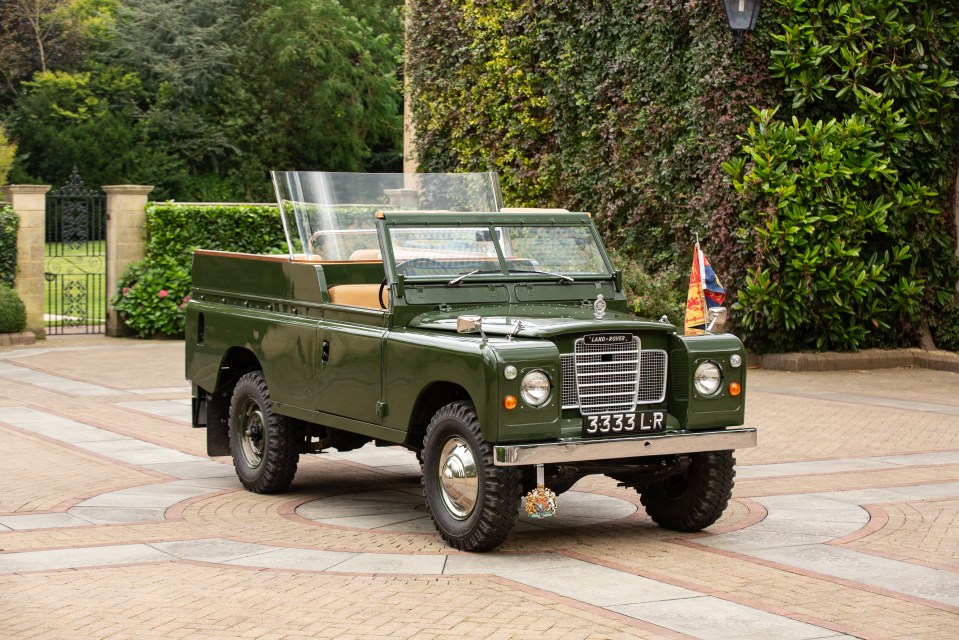 Late Queen’s customised Land Rover is tipped to sell for £80k