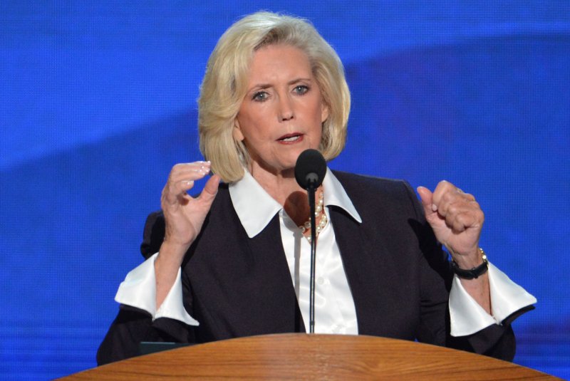 Lilly Ledbetter, women's equality leader and namesake of the Lilly Ledbetter Fair Pay Act, speaks at the Democratic National Convention at the Time Warner Cable Arena in Charlotte, North Carolina on September 4, 2012. Ledbetter died Saturday at the age of 86. File Photo by Kevin Dietsch/UPI