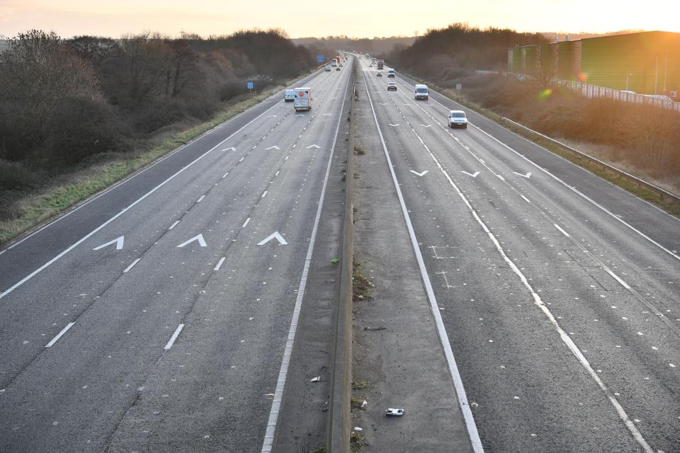 20 vehicles on the M4 were damaged by a 'massive' pothole in late September