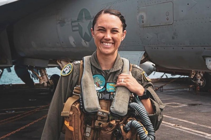 U.S. naval aviator Lt. Serena Wileman, 31, of California, was one of two female pilots who died in a fighter jet crash Oct. 15, east of Mount Rainier in Washington state. Photo courtesy of U.S. Navy