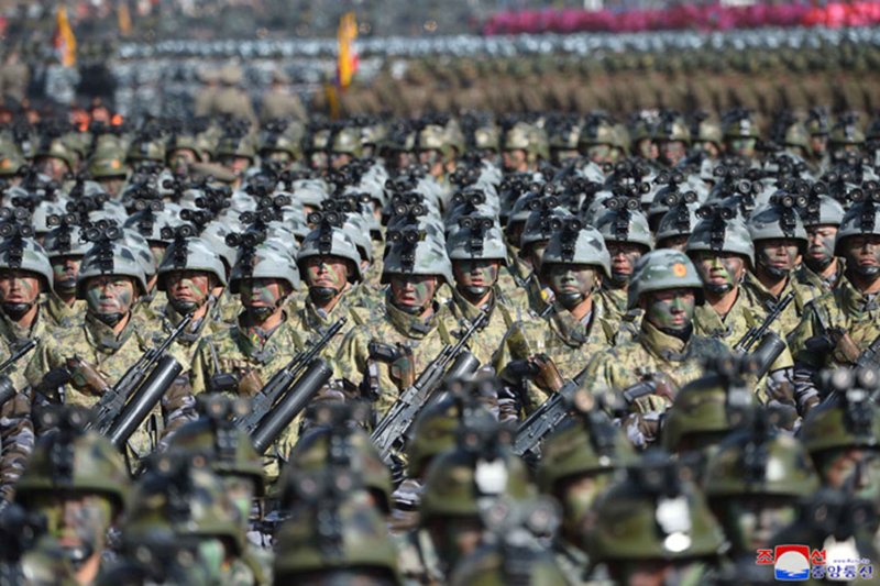 More than 1.4 million people volunteered to join or rejoin the North Korean military in response to alleged drone infiltrations by South Korea, state-run media said Wednesday. File Photo by KCNA/UPI