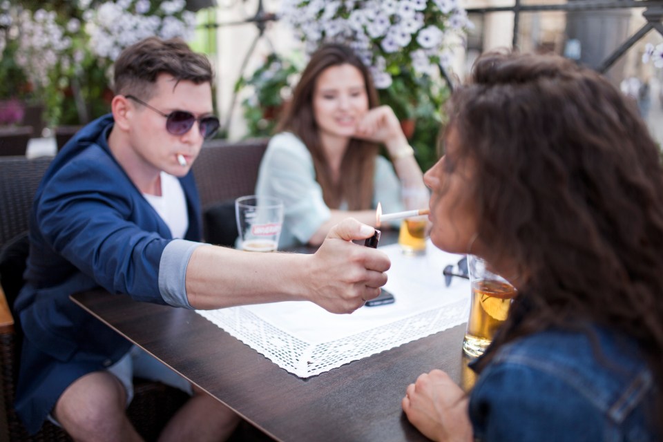 A proposal to ban smoking in pub gardens is set to be ditched (stock)