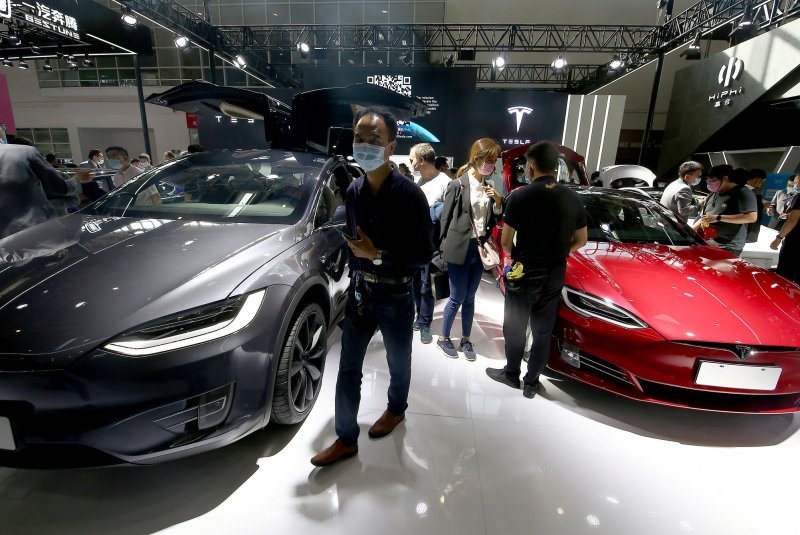 Officials are looking into whether self-driving systems in Tesla vehicles are safe in fog, glaring sun or other “reduced roadway visibility conditions,” the National Highway Traffic Safety Administration said Friday. File Photo by Stephen Shaver/UPI