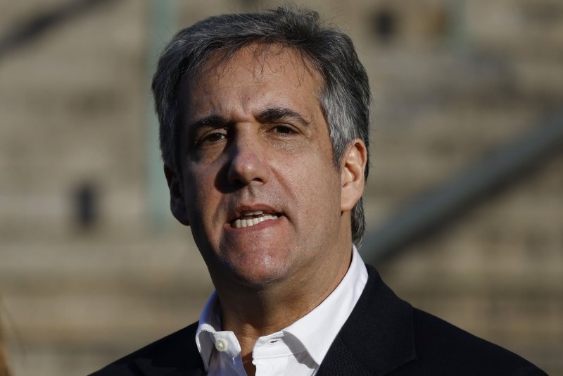 Monday's U.S. Supreme Court ruling keeps in place a lower court decision that says Cohen is not able to pursue his legal challenge asserting that then-President Trump, then-U.S. Attorney General William Barr and other federal prison officials had allegedly violated Cohen’s civil rights by putting him in solitary confinement for writing a tell-all book. File Photo by John Angelillo/UPI