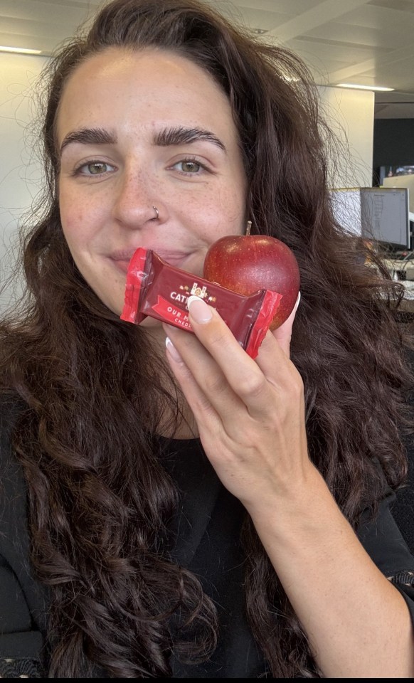 The Sun's Vanessa Chalmers with her favourite low-calorie snacks