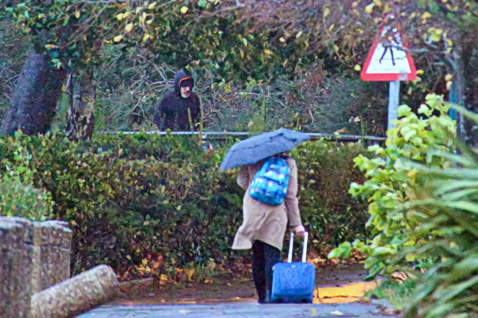 Rains battered Glasgow, Scotland, last week