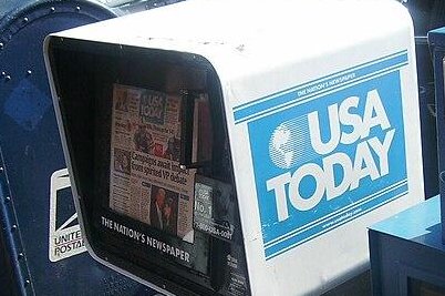 USA Today and owner Gannett, the nation's largest newspaper chain, announced Tuesday it would not endorse either Kamala Harris or Donald Trump for president. USA Today joins The Washington Post and the Los Angeles Times to end years of presidential endorsements with the 2024 general election. Photo by Mossmen/Wikimedia Commons