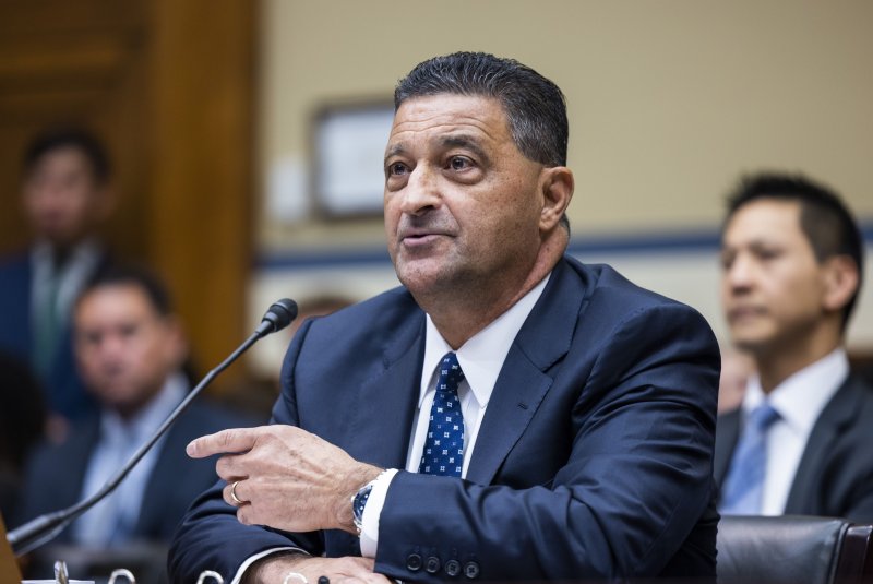 Homeland Security Inspector General Joseph Cuffari (speaking at a House Oversight and Accountability Committee in the Rayburn House Office Building in Washington, D.C., in 2023) is accused of misconduct. The White House has received a confidential watchdog report alleging that the Trump-appointed official has abused his authority, as well. File Photo by Jim Lo Scalzo/EPA-EFE