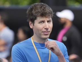 FILE - OpenAI CEO Sam Altman attends an Apple event announcing new products in Cupertino, Calif., June 10, 2024.