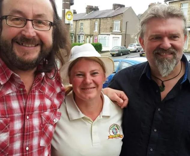 Owner Donna Crossley with Dave Myers and Si King