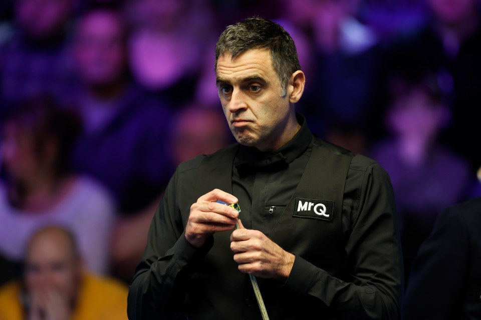 Ronnie O'Sullivan has not played since September 12