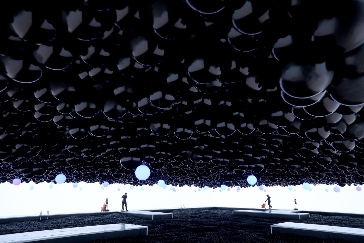 "Hyperstellar," created by Hyperstudio, Quiet Ensemble and Roman Hill, is a massive ball pit