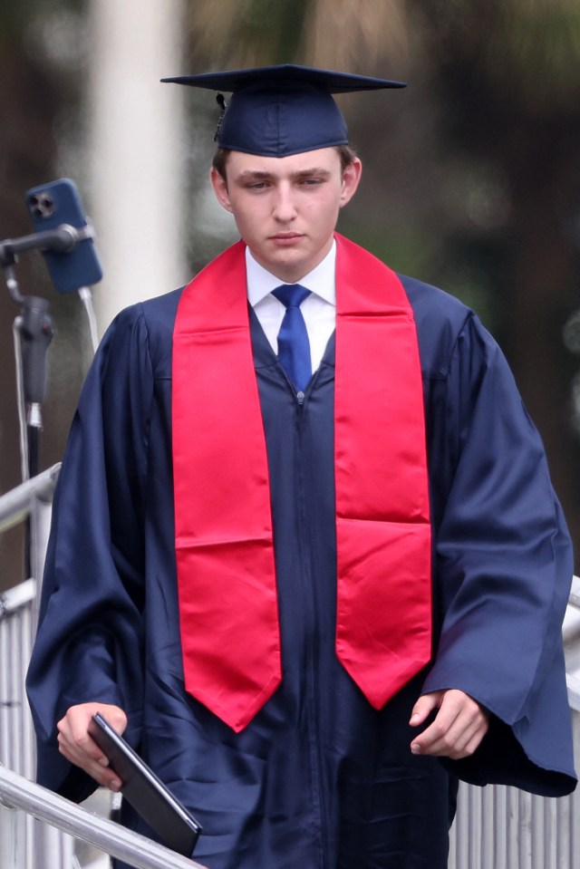 Barron graduating high school in West Palm Beach, Florida, this spring