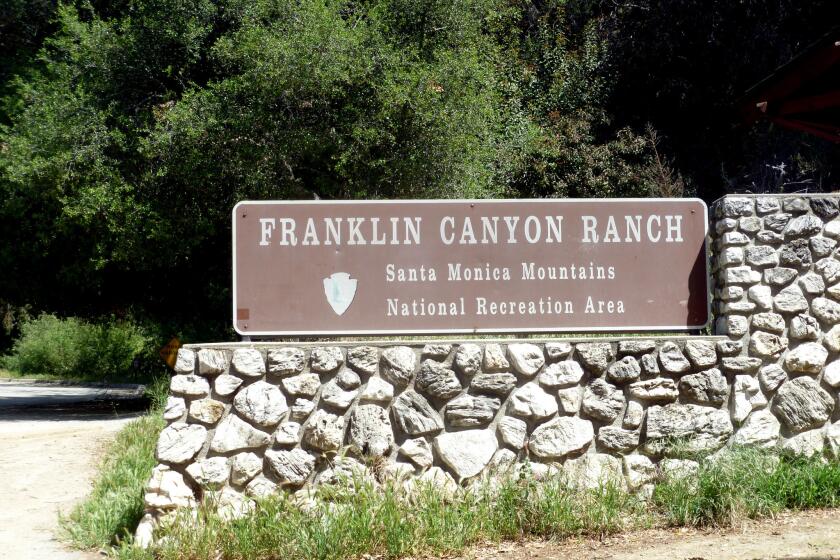 Franklin Canyon's 600-plus acres of trails are part of Santa Monica Mountains National Recreation Area.