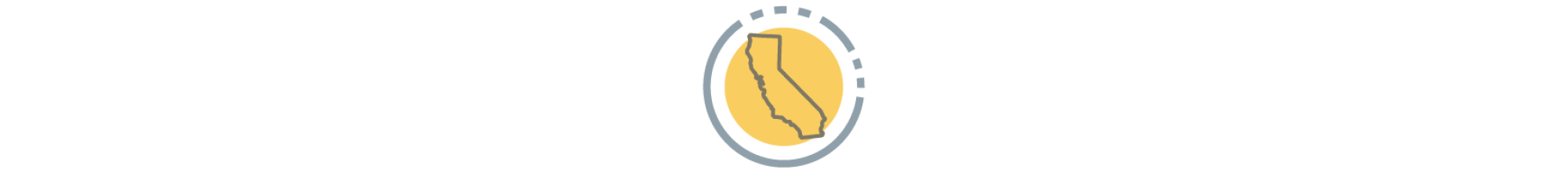 Election live results section icon showing a map of California.