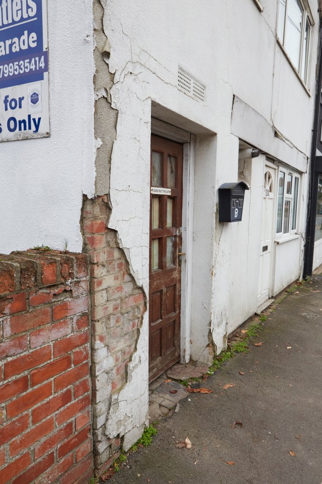 Run down properties are common place in Skegness