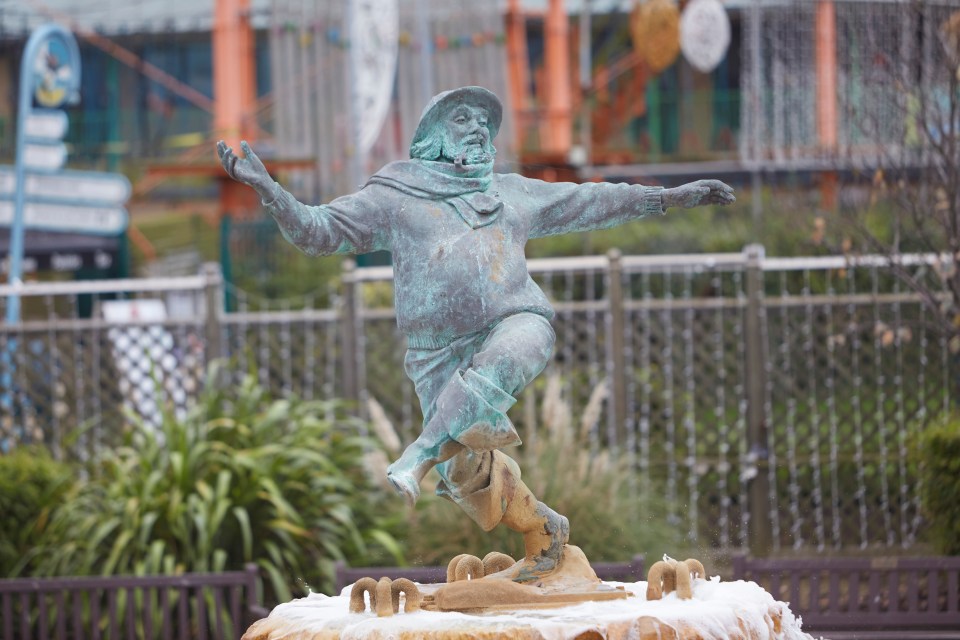 Skegness is famous for its Jolly Fisherman mascot