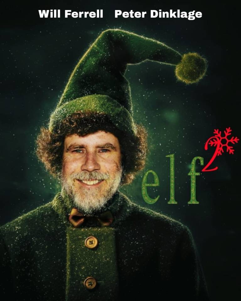 This poster of an Elf 2 movie was a fake