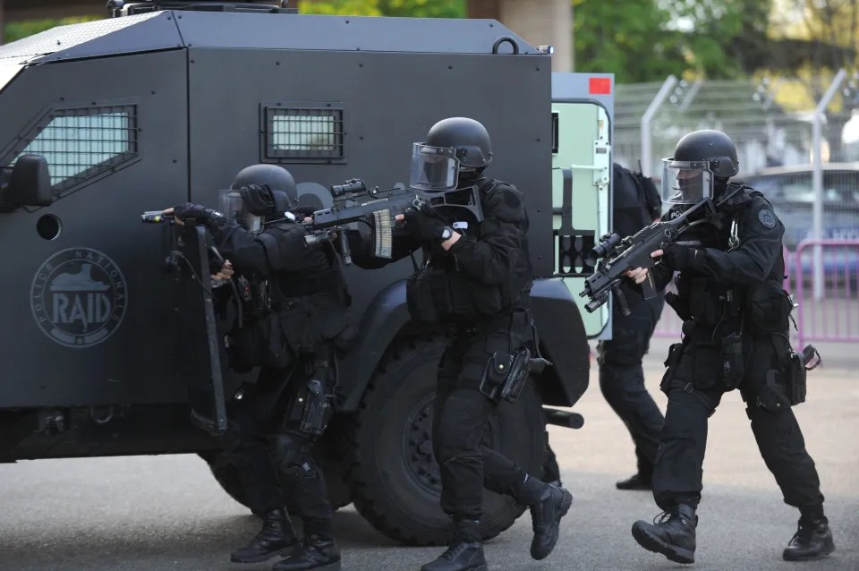 SAS-style RAID special forces are being deployed across Paris ahead of the France vs Israel match