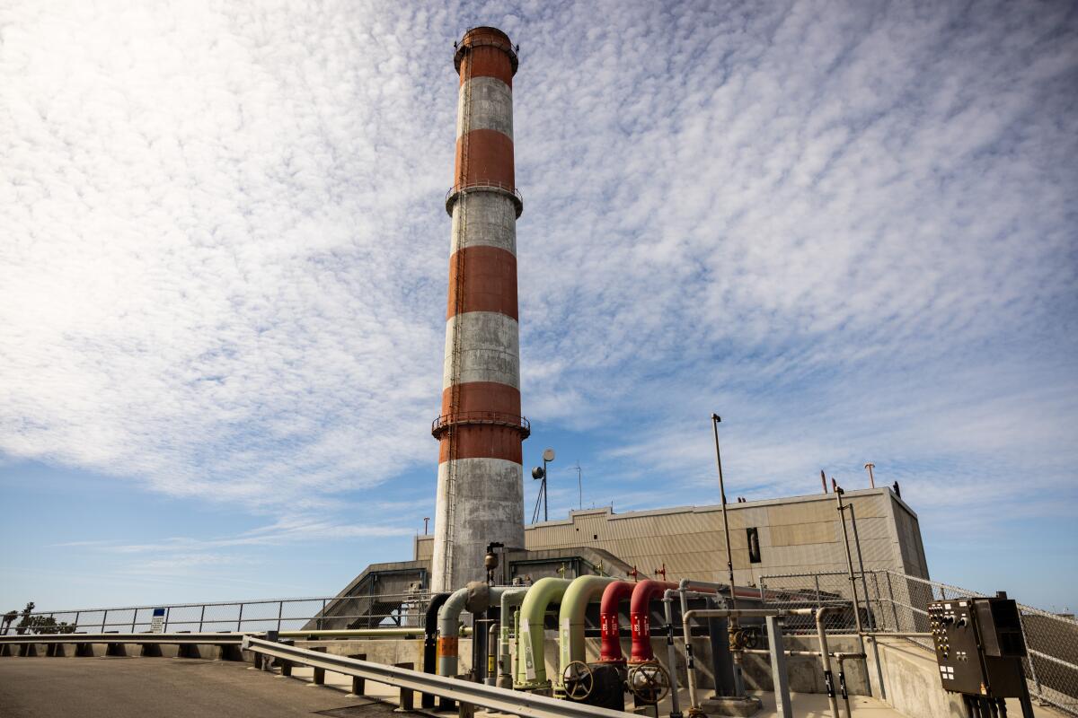 The L.A. Department of Water and Power plans to convert its gas-fired Scattergood power plant to run on green hydrogen.