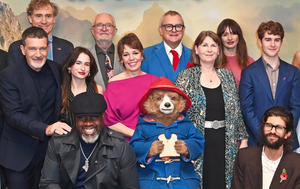 Some of the cast of Paddington in Peru will decide which bear takes the top spot