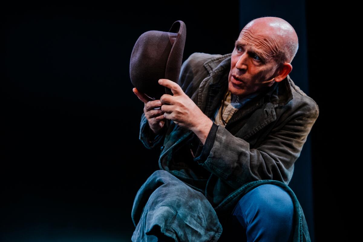 Conor Lovett in "Waiting for Godot" at Geffen Playhouse.